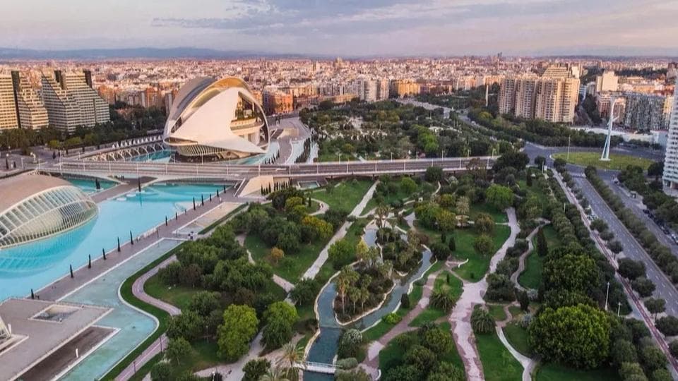 Turia Gardens en Valencia