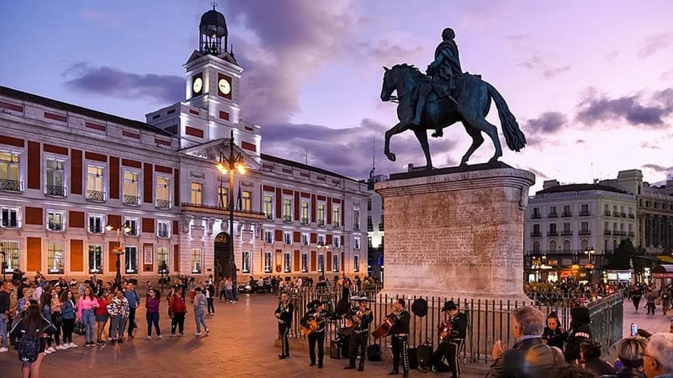 Puerta del Sol en Madrid