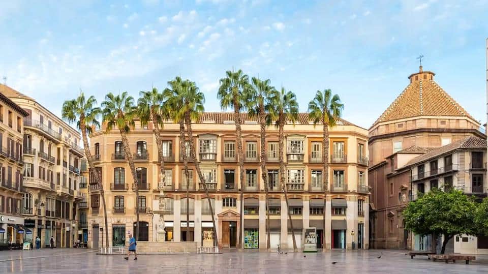 Constitution Square in Malaga