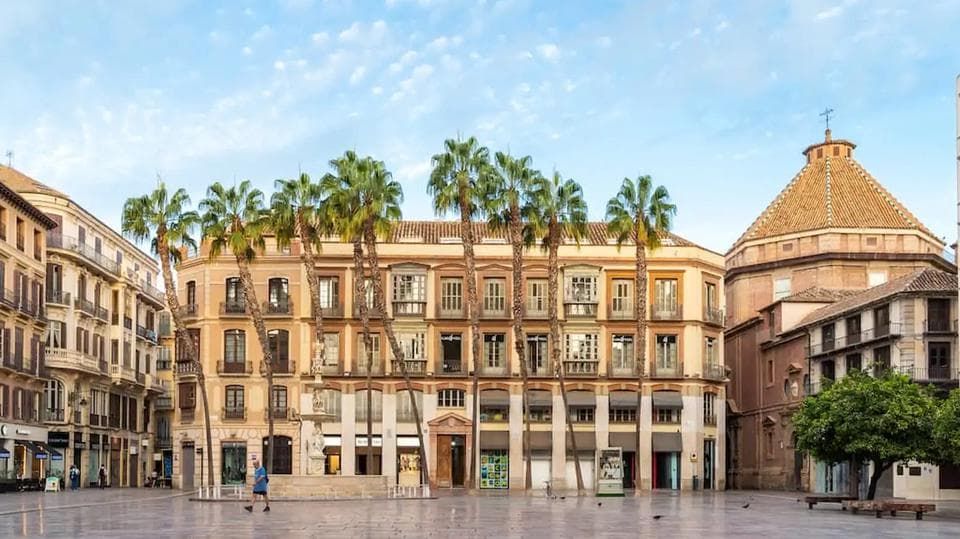 Constitution Square in Malaga en Málaga