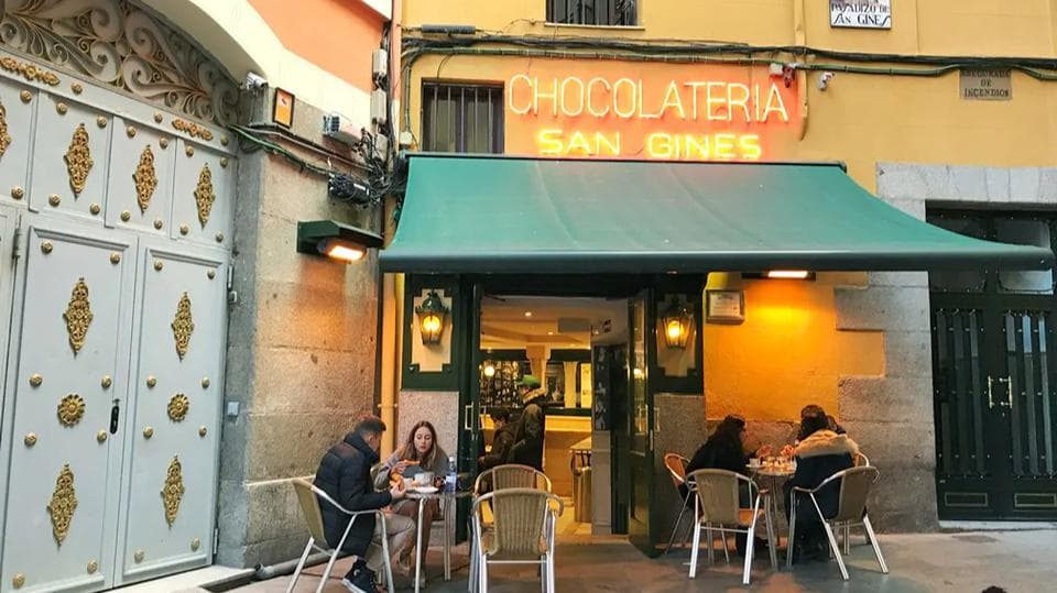 Chocolateria San Ginés en Madrid