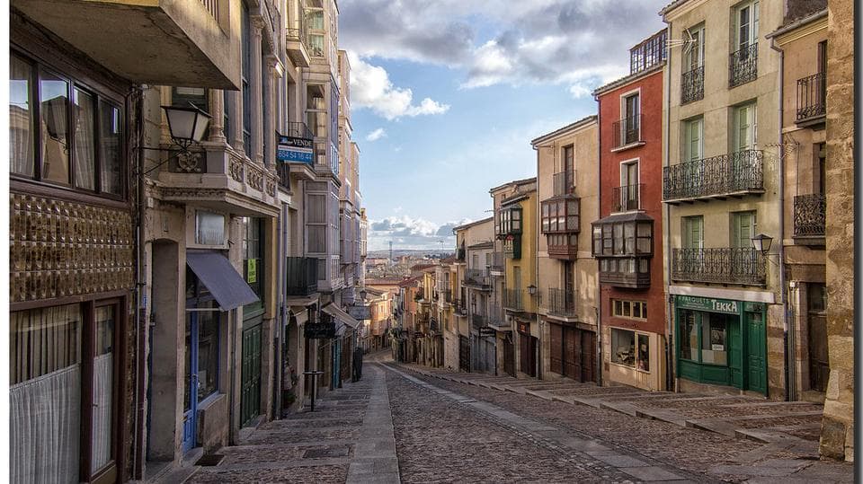 Balborraz Street in Zamora en Zamora
