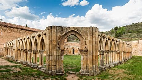 Arches of San Juan de Duero in Soria en Soria