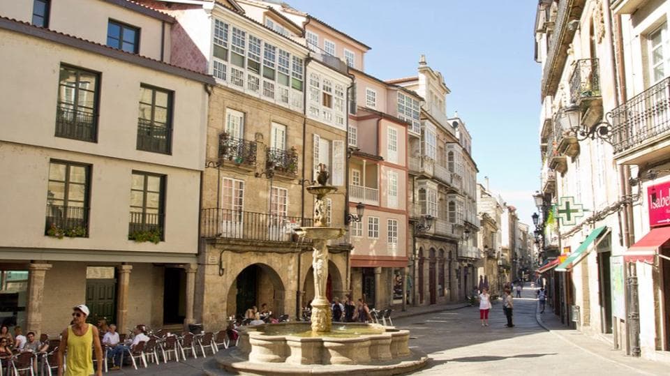 Plaza del Hierro in Ourense en Ourense