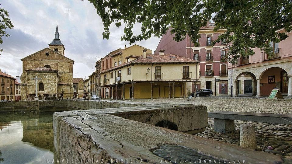 Plaza del Grano de León en Leon