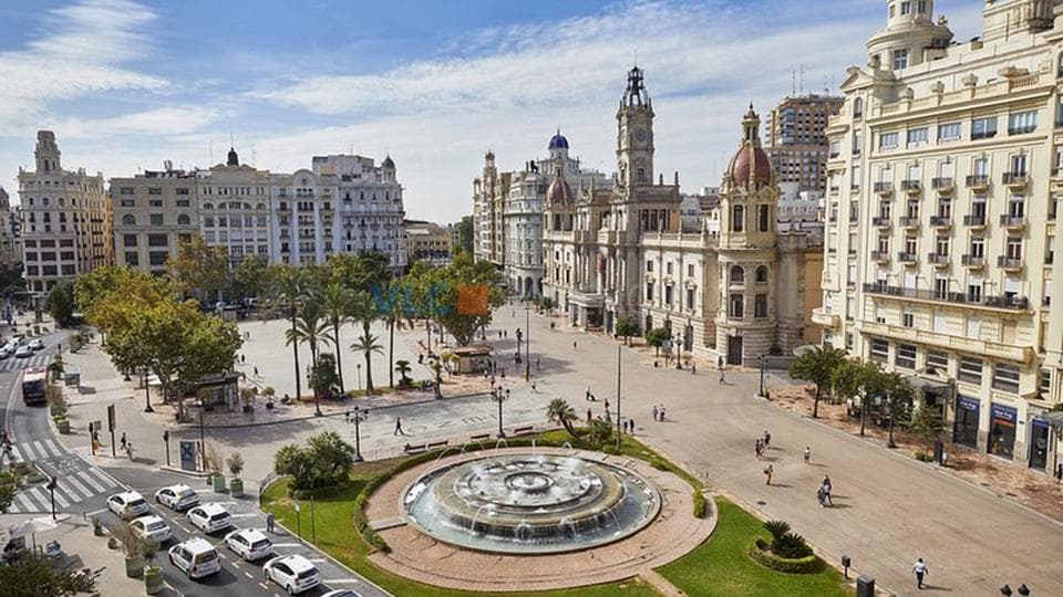 Valencia town hall square en Valencia