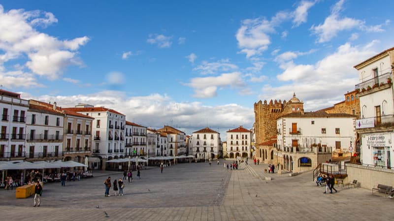 Plaza Mayor of Cáceres en Caceres