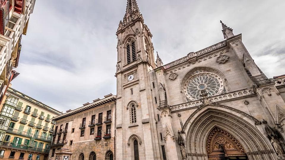 Santiago's cathedral en Bilbao