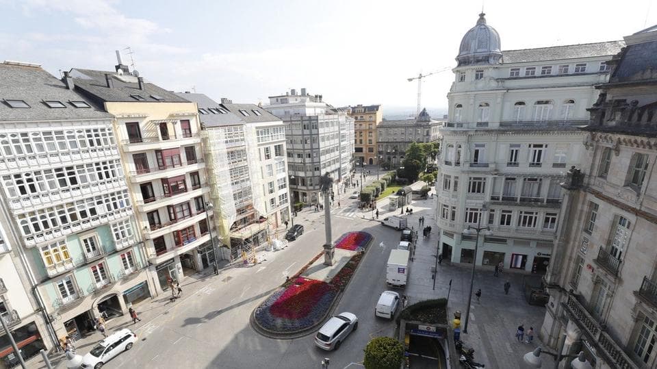 Plaza de Santo Domingo de Lugo en Lugo